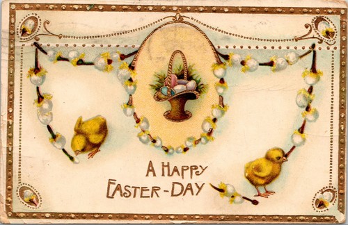 C1915 happy easter day - c1915,