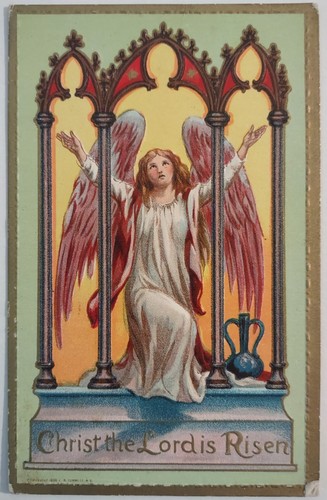 Vintage easter postcard - vintage,