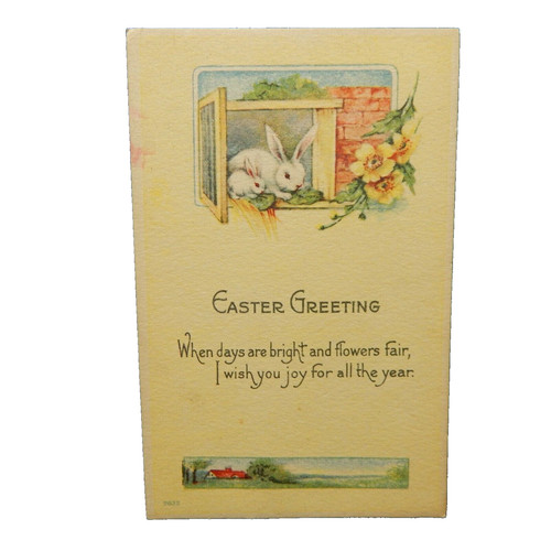 Easter greetings rabbits a - rabbits,